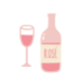 Vin Rosé casher