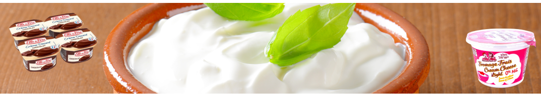 Yaourt, Fromage blanc, dessert casher